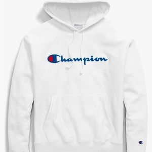 White Champion Hoodie